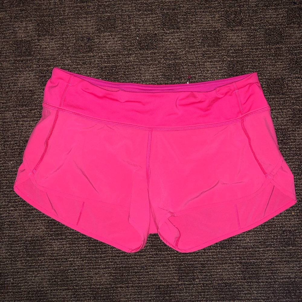 Pink Lululemon Shorts